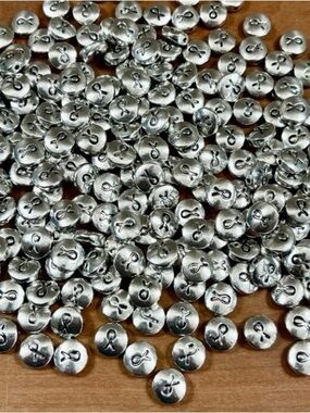 Breast Cancer Silver Ribbon Charm, Bulk of 230 Charms/Beads